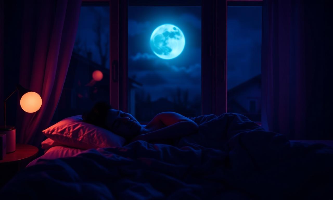 Person enjoying deep restful sleep